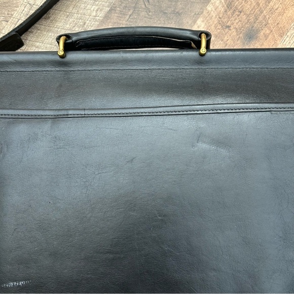 Vintage Coach 5266 Beekman Black Leather Briefcase - Picture 12 of 17